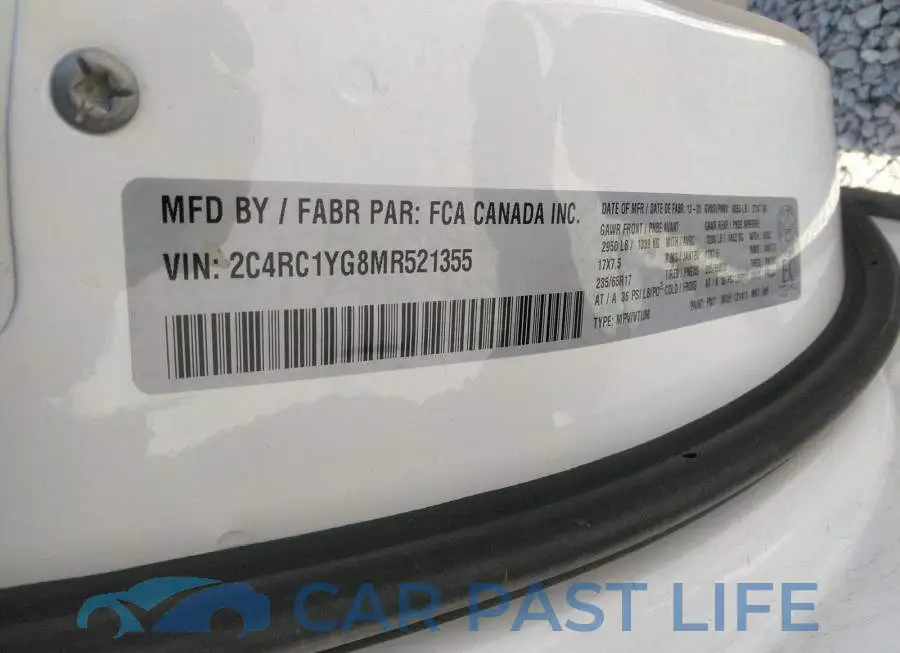 2C4RC1YG8MR521355# 9