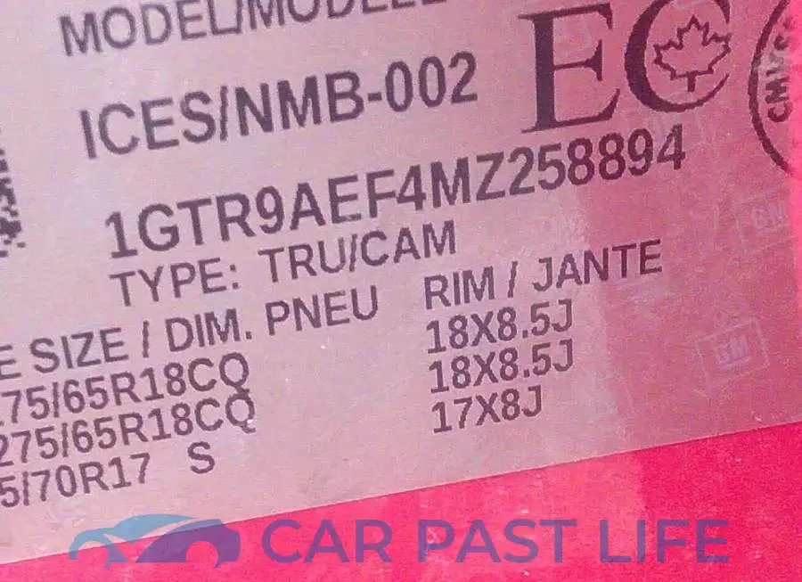 1GTR9AEF4MZ258894# 9