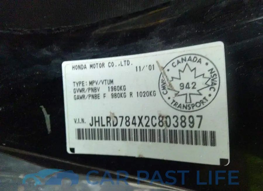 JHLRD784X2C803897# 9
