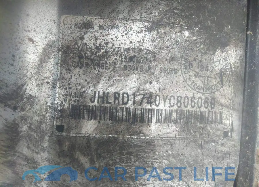 JHLRD1740YC806069# 9