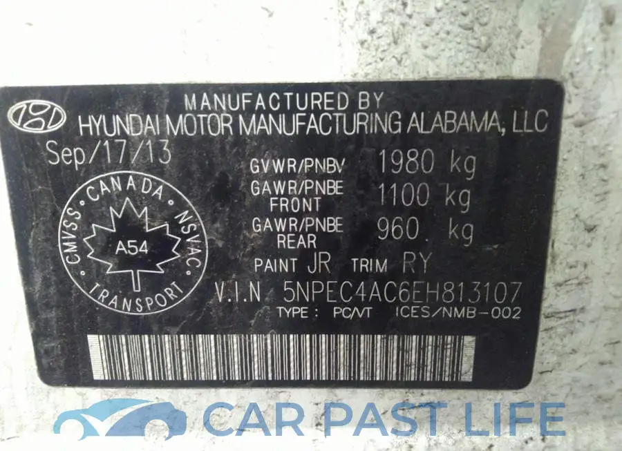 5NPEC4AC6EH813107# 9