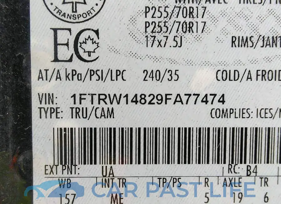 1FTRW14829FA77474# 9