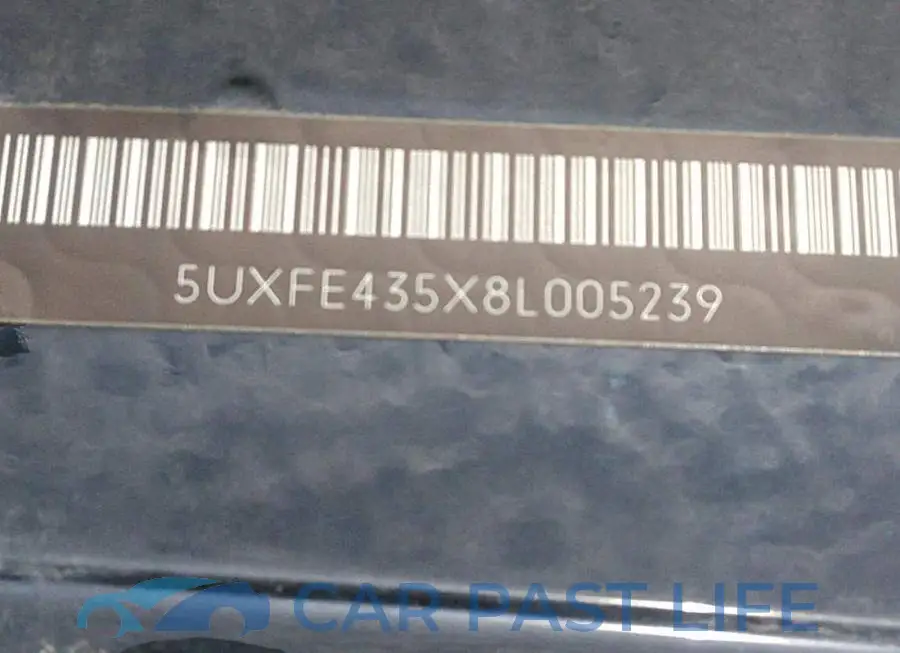 5UXFE435X8L005239# 9