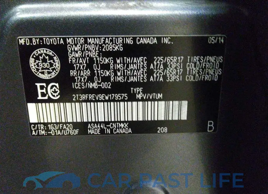2T3RFREV9EW179575# 9