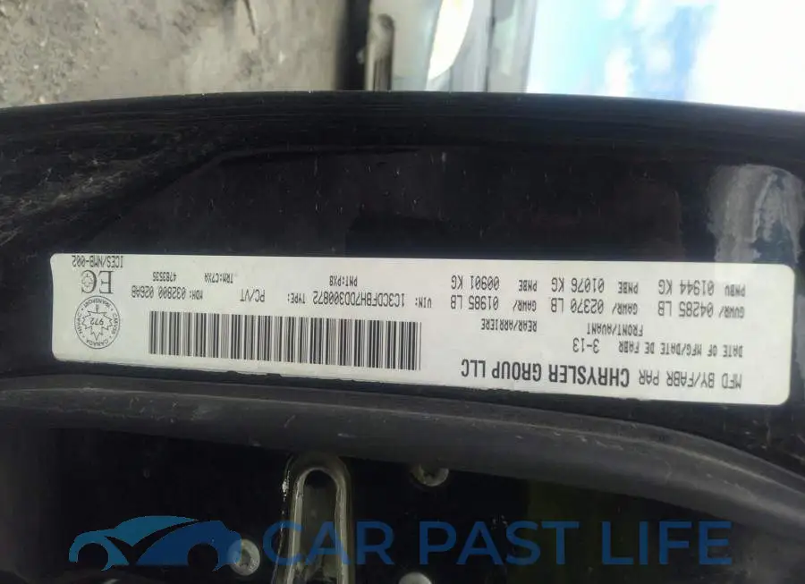 1C3CDFBH7DD300872# 9