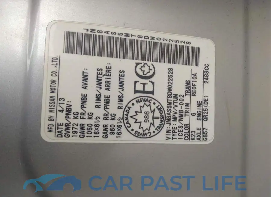 JN8AS5MT8DW022528# 9