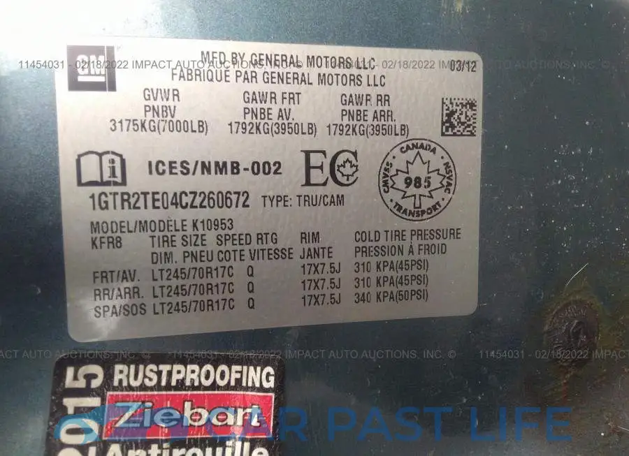 1GTR2TE04CZ260672# 9