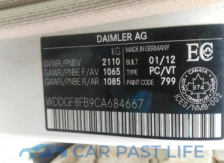 WDDGF8FB9CA684667# 9
