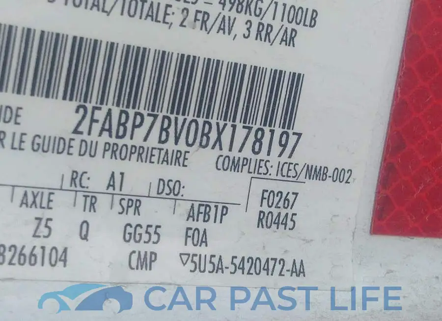 2FABP7BV0BX178197# 9