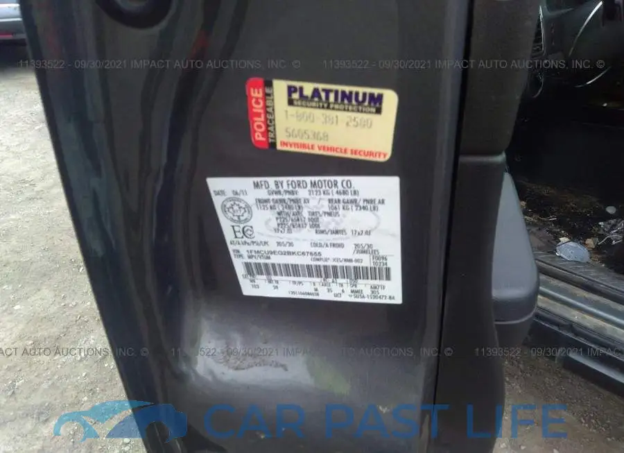 1FMCU9EG2BKC67655# 9