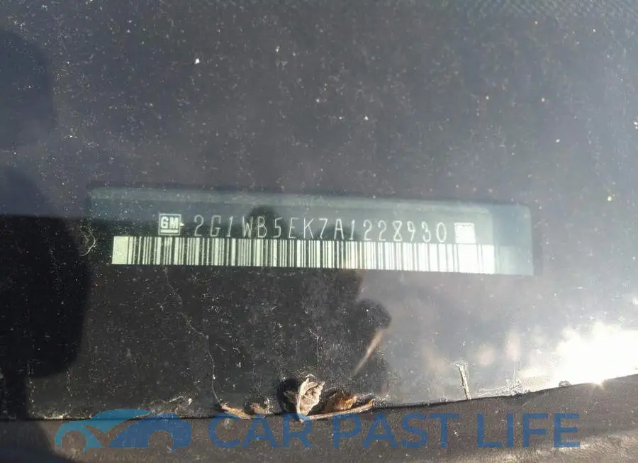 2G1WB5EK7A1228930# 9