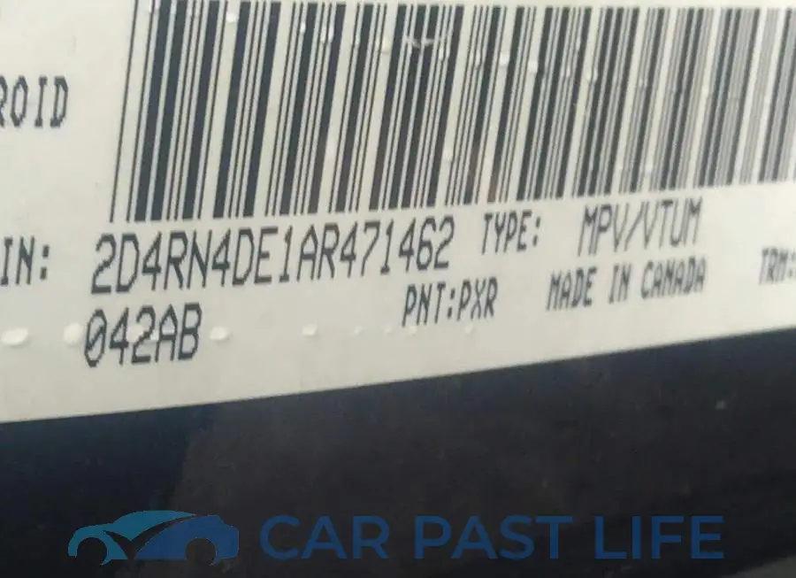 2D4RN4DE1AR471462# 9