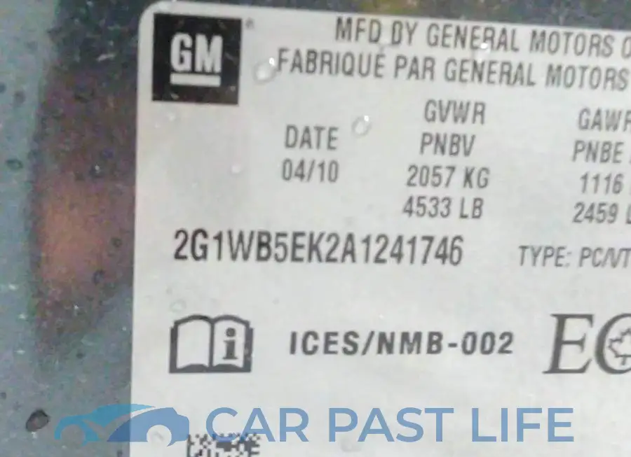 2G1WB5EK2A1241746# 9