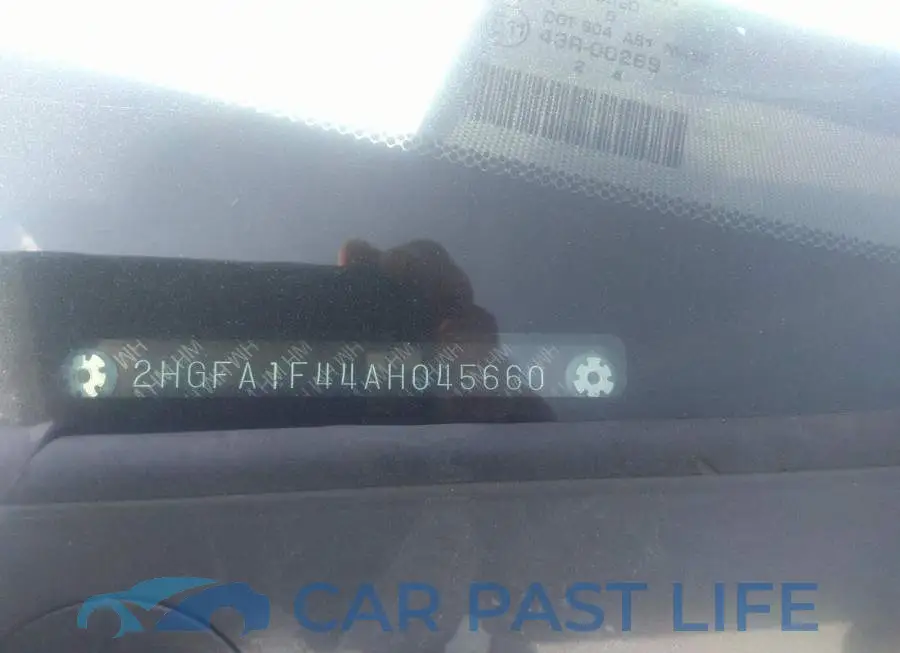 2HGFA1F44AH045660# 9