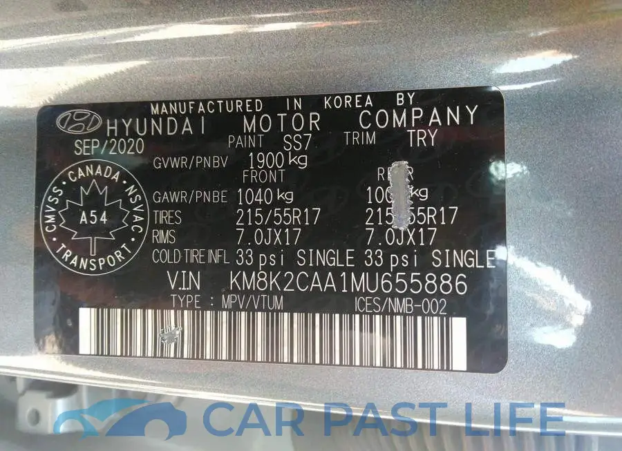 KM8K2CAA1MU655886# 9