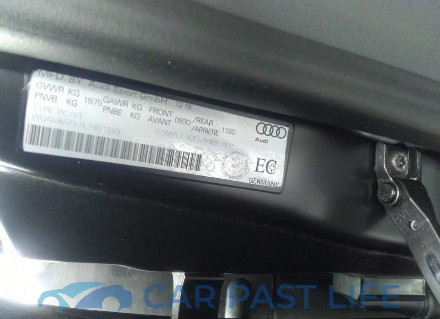 WUAKBAFX7L7901359# 9