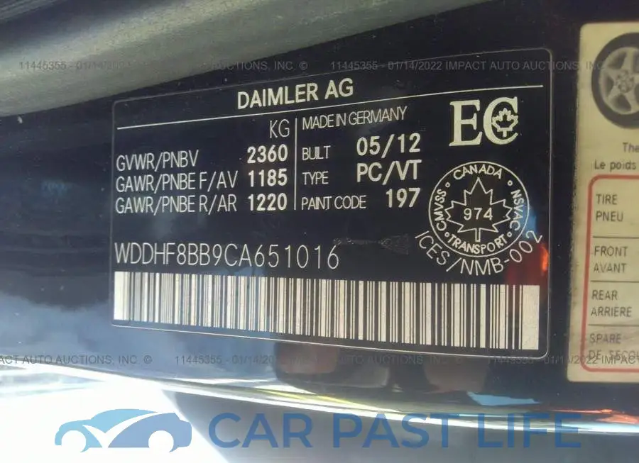 WDDHF8BB9CA651016# 9