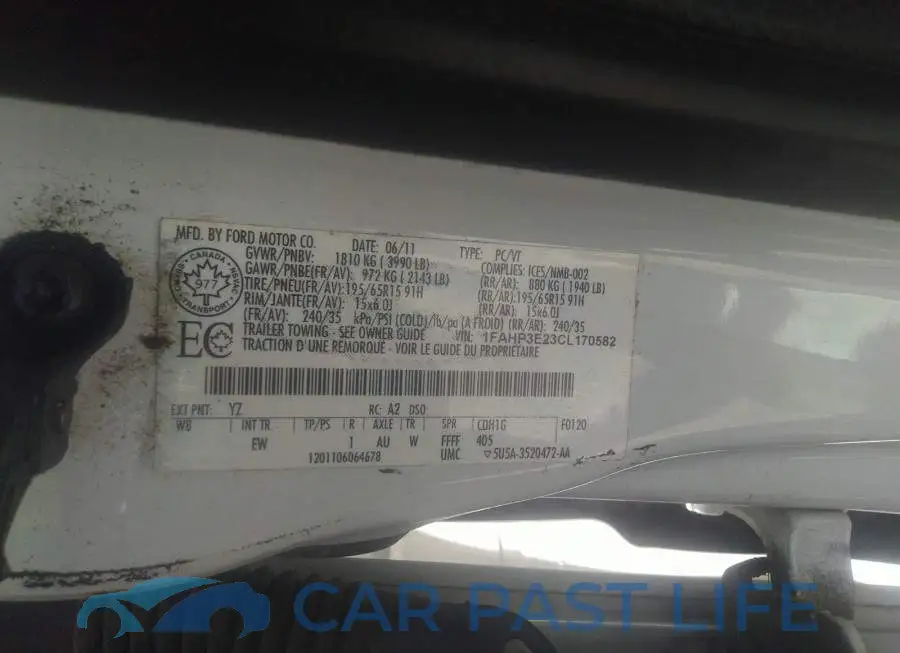 1FAHP3E23CL170582# 9