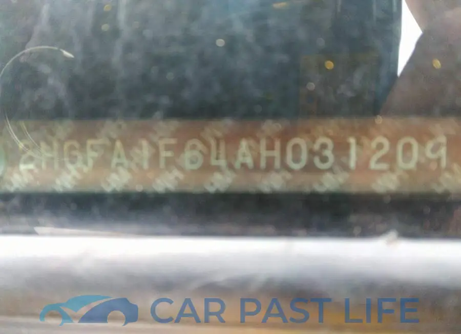 2HGFA1F64AH031209# 9