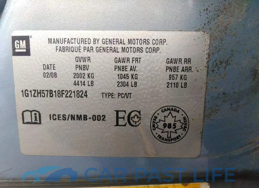 1G1ZH57B18F221824# 9