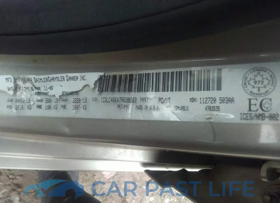 1C3LC46KX7N539263# 9