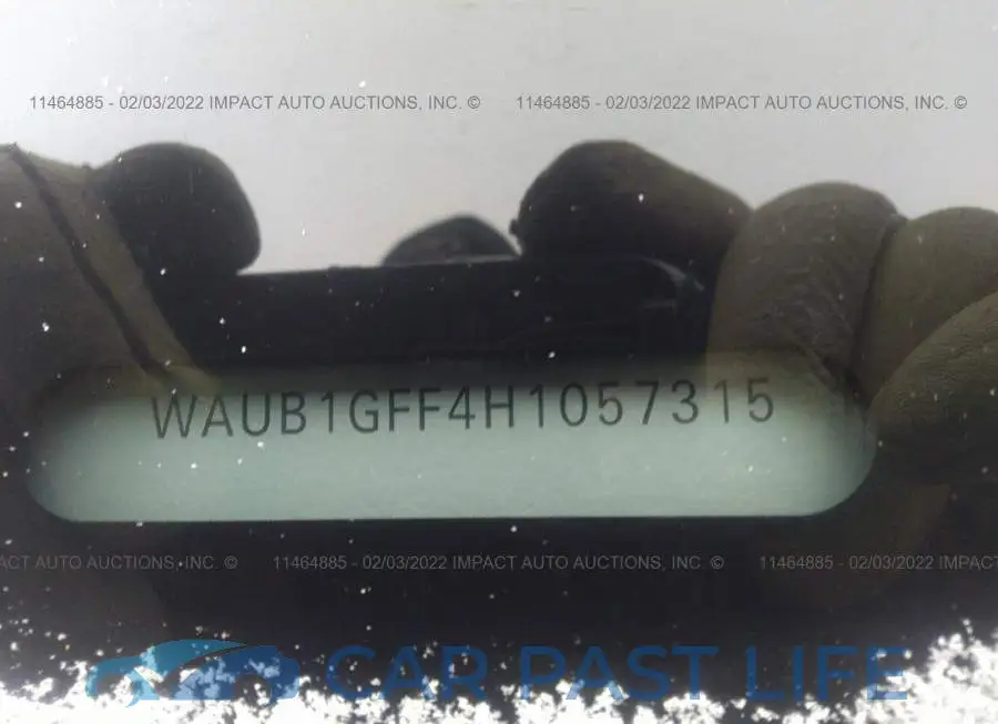 WAUB1GFF4H1057315# 9