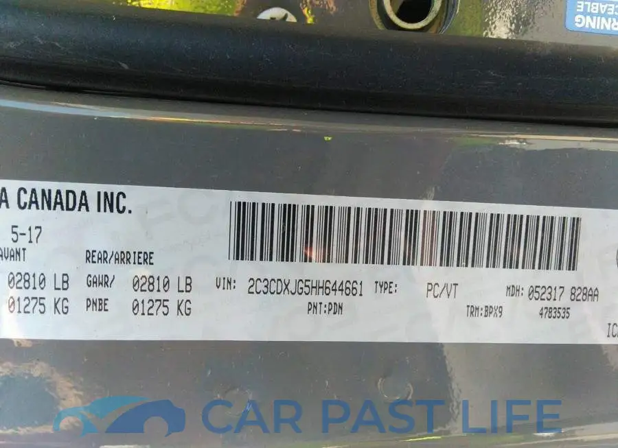 2C3CDXJG5HH644661# 9