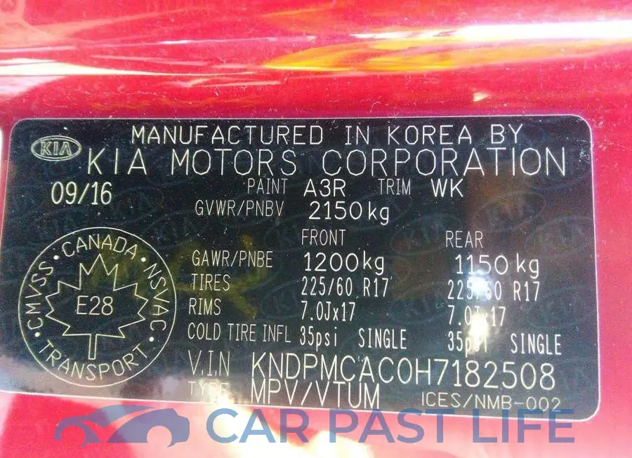 KNDPMCAC0H7182508# 9