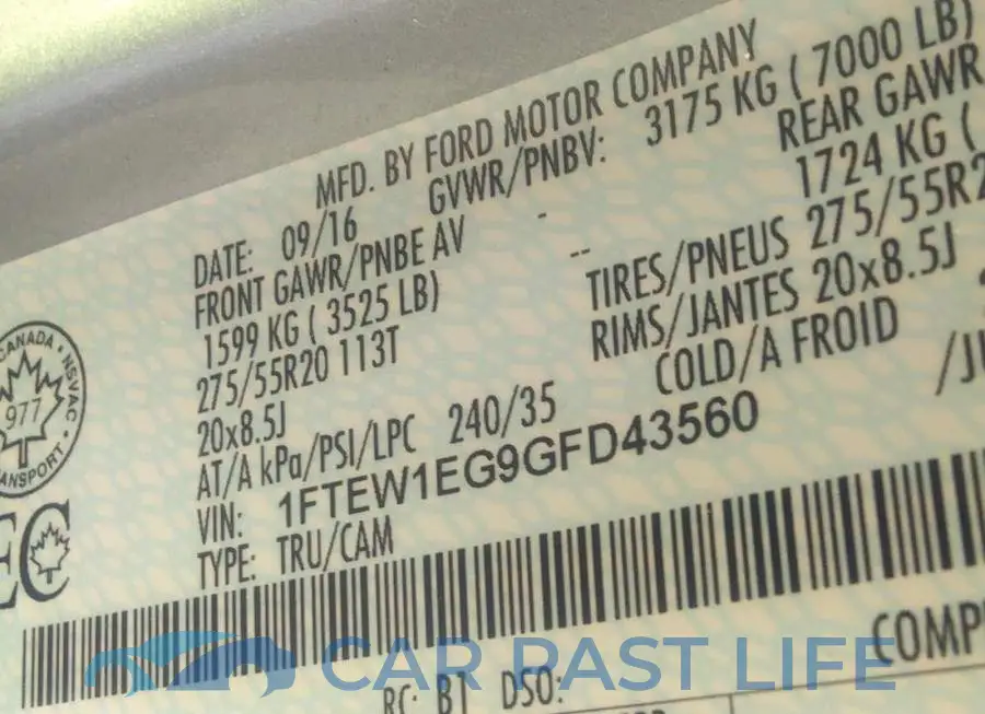 1FTEW1EG9GFD43560# 9