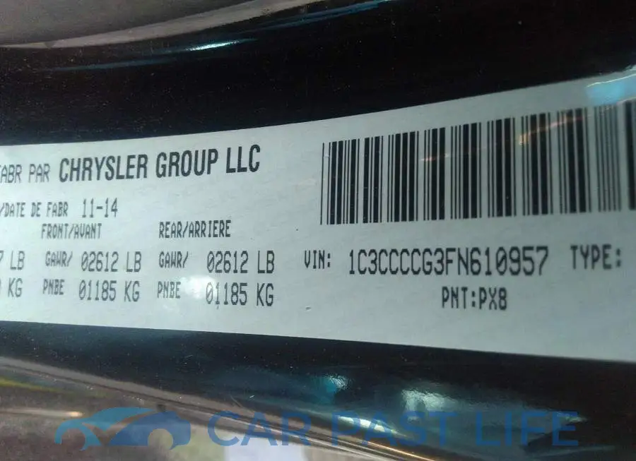 1C3CCCCG3FN610957# 9