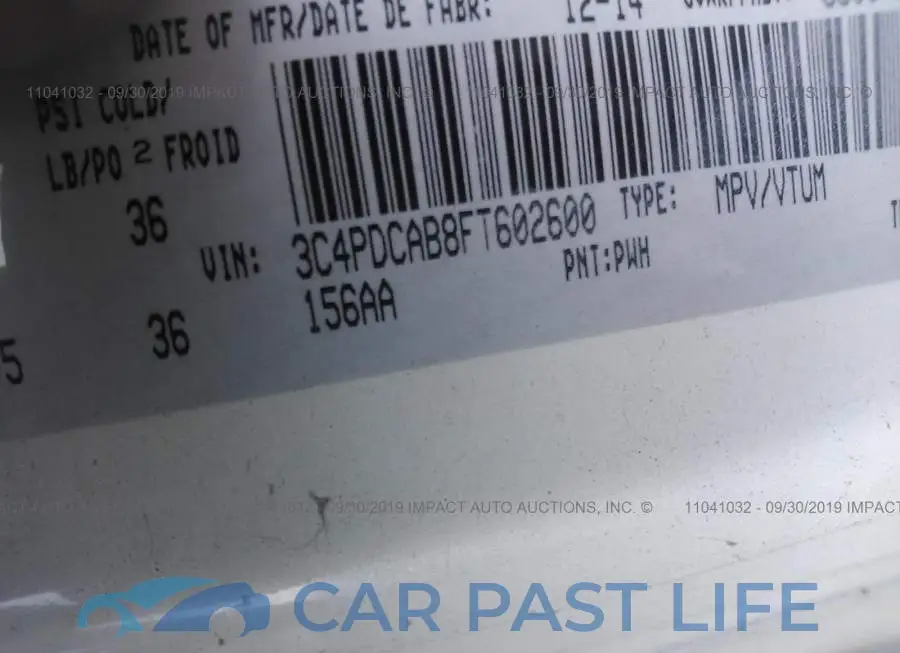 3C4PDCAB8FT602600# 9