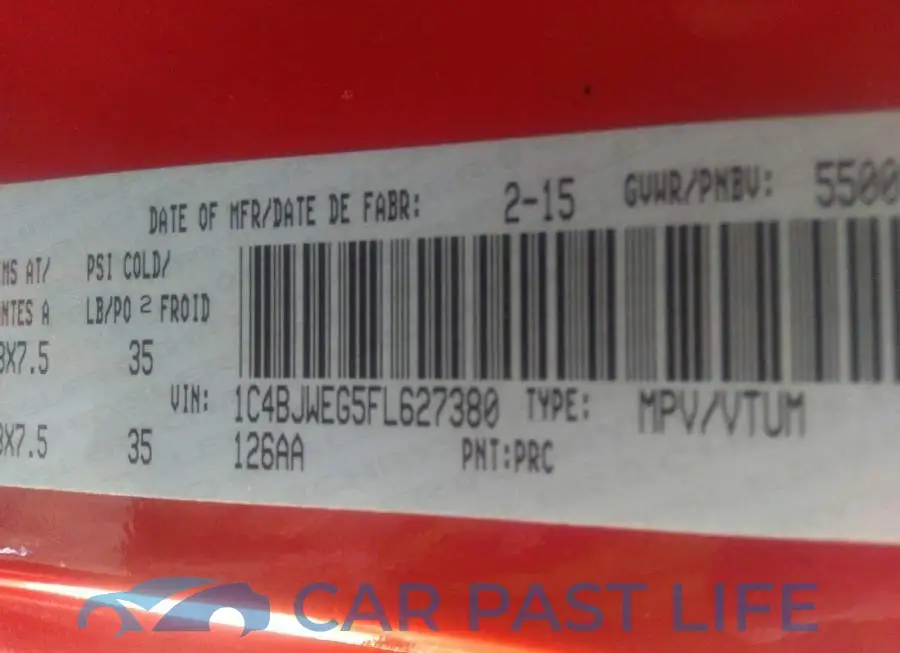 1C4BJWEG5FL627380# 9