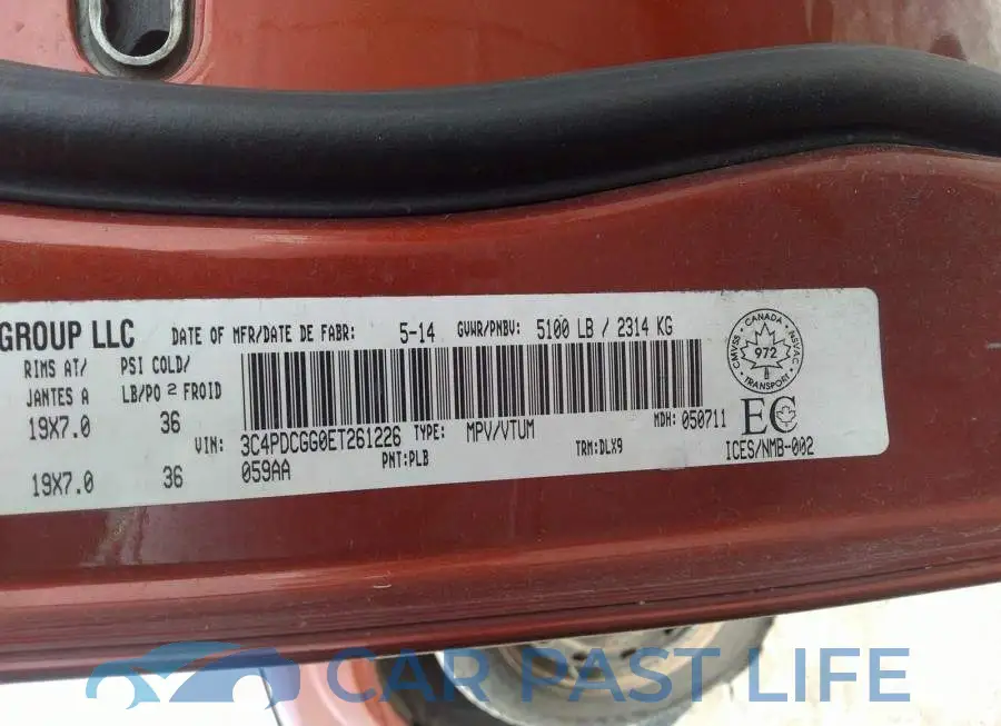 3C4PDCGG0ET261226# 9