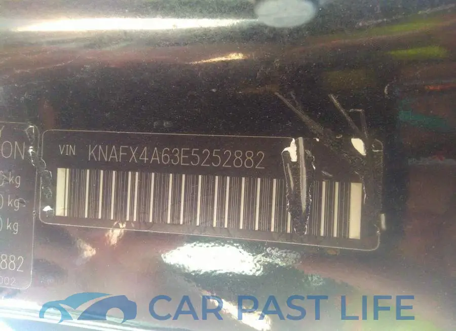 KNAFX4A63E5252882# 9