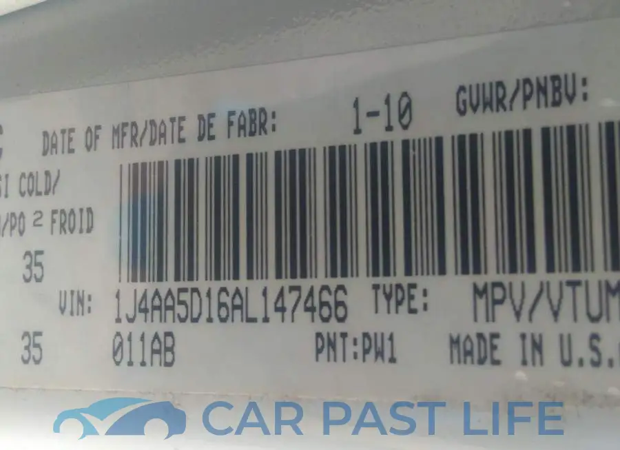 1J4AA5D16AL147466# 9