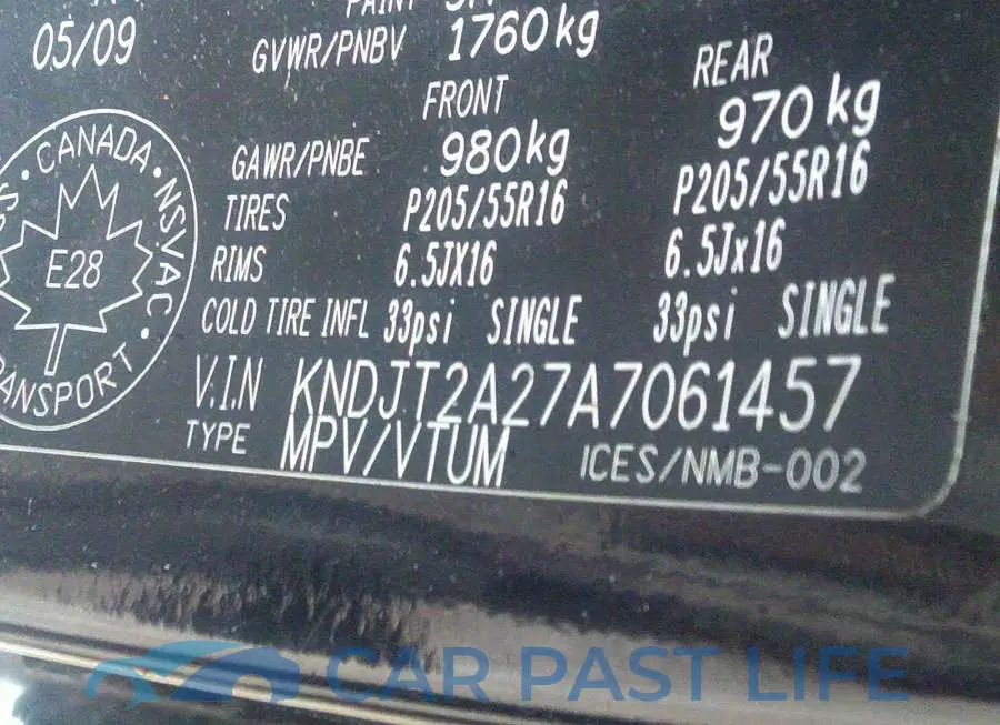 KNDJT2A27A7061457# 9
