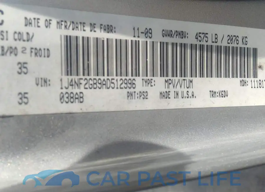 1J4NF2GB9AD512996# 9
