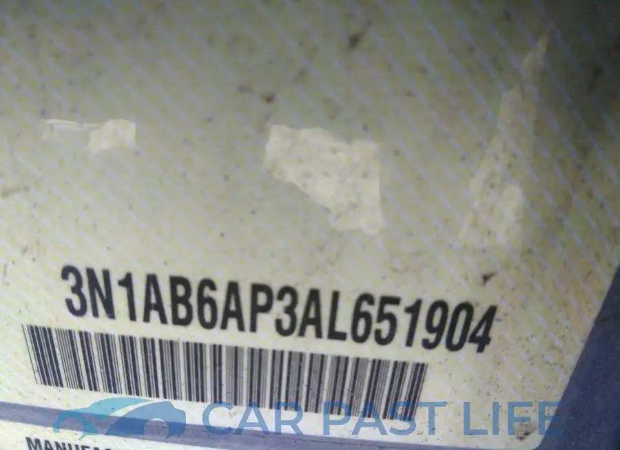 3N1AB6AP3AL651904# 9