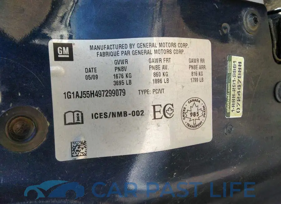 1G1AJ55H497299079# 9