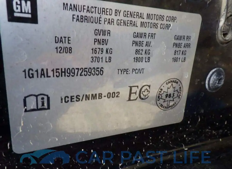 1G1AL15H997259356# 8