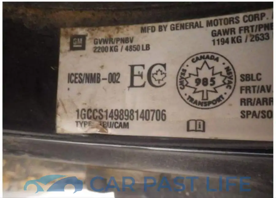 1GCCS149898140706# 11