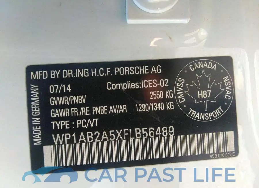WP1AB2A5XFLB56489# 9
