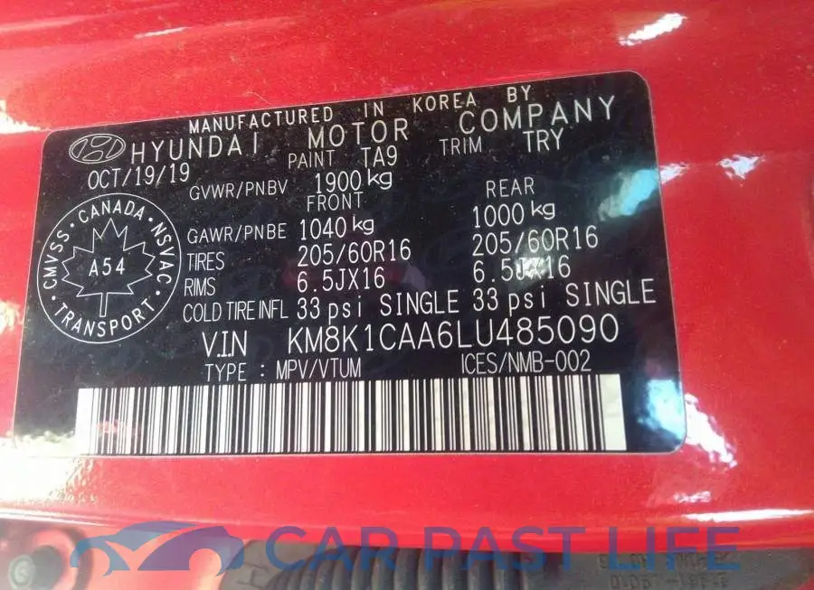 KM8K1CAA6LU485090# 9