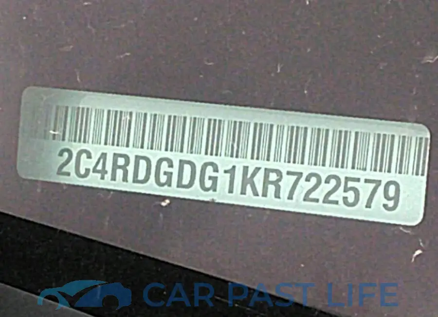 2C4RDGDG1KR722579# 9