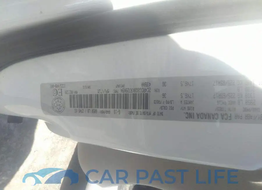 2C4RDGBG8KR729094# 9