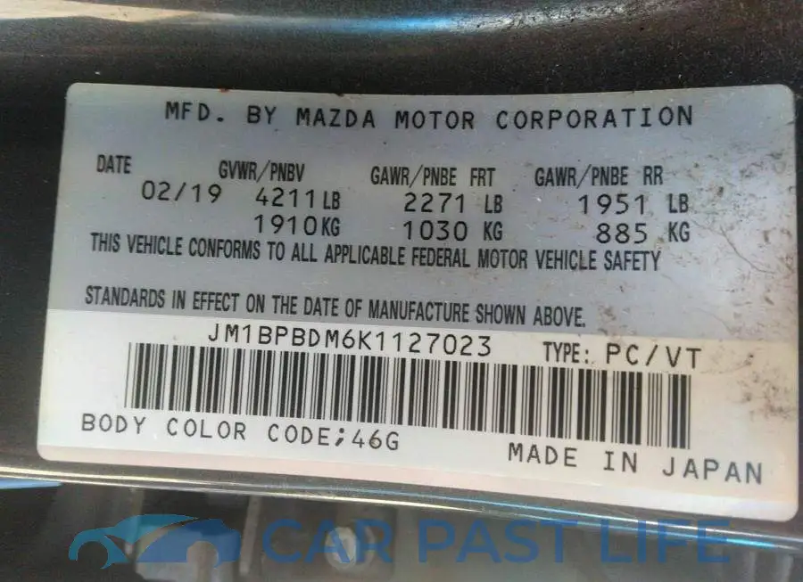 JM1BPBDM6K1127023# 9