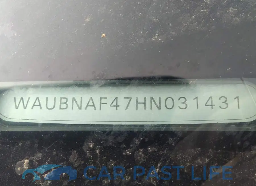 WAUBNAF47HN031431# 9