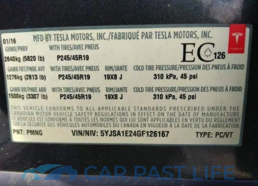 5YJSA1E24GF126167# 10