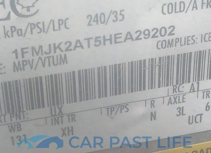 1FMJK2AT5HEA29202# 9