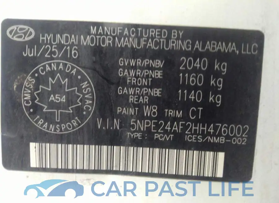 5NPE24AF2HH476002# 9
